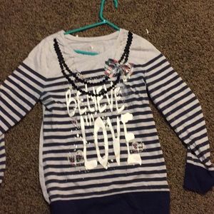 Justice long sleeve shirt